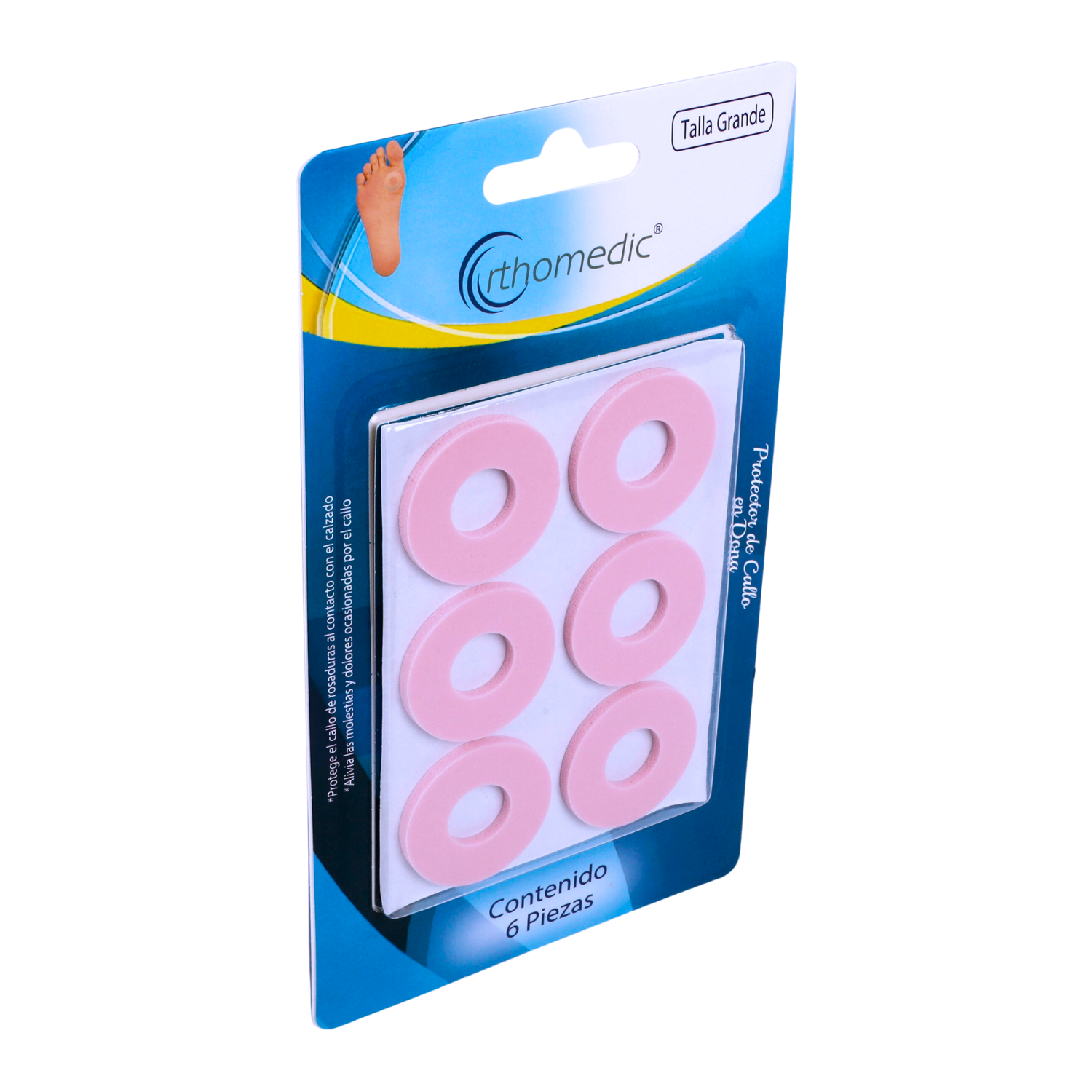 Foto 4 pulgar | Protector de Callo en Dona Orthomedic color Rosa Kit 18 Piezas