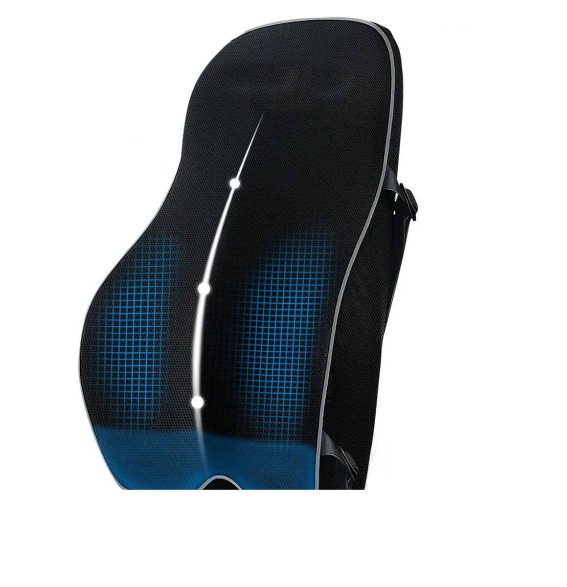 Foto 2 pulgar | Almohada Ergonómica de Apoyo Lumbar para Silla Malubero color Negro