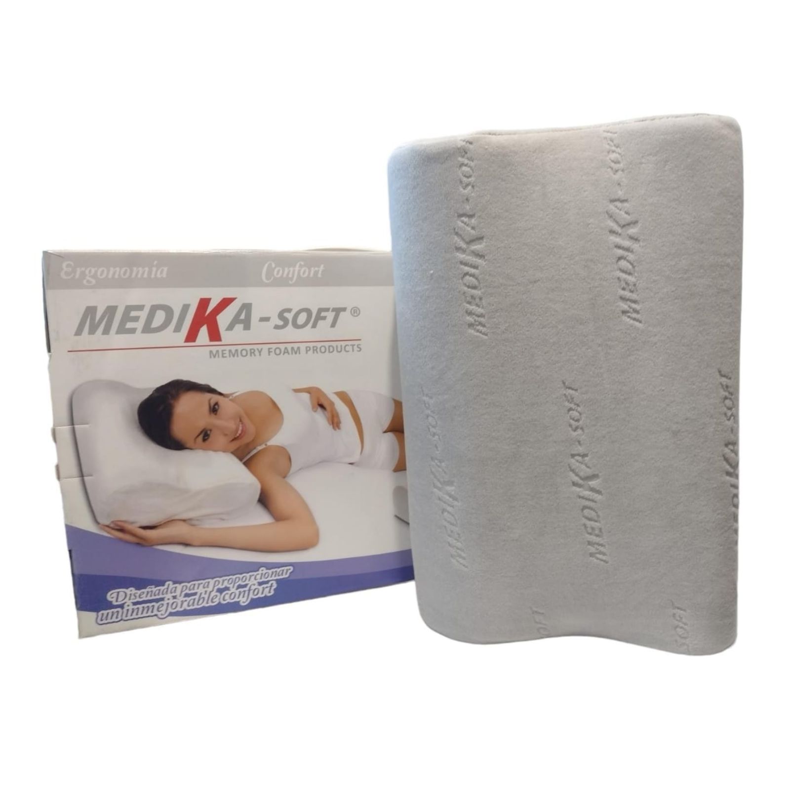 Foto 9 pulgar | Almohada Ortopédica Medika Mf1o01 color Blanco