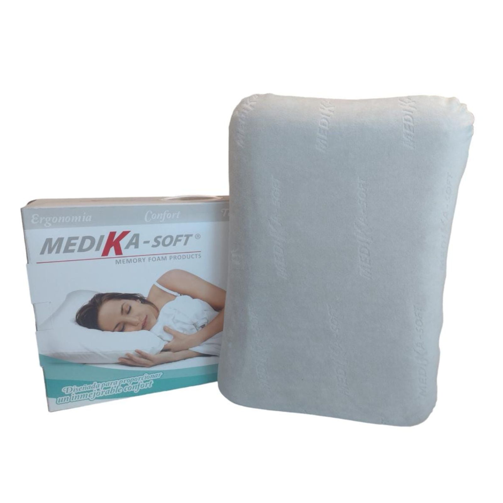 Almohada Ortopédica Confort Sistema Memory Foam Medika color Beige