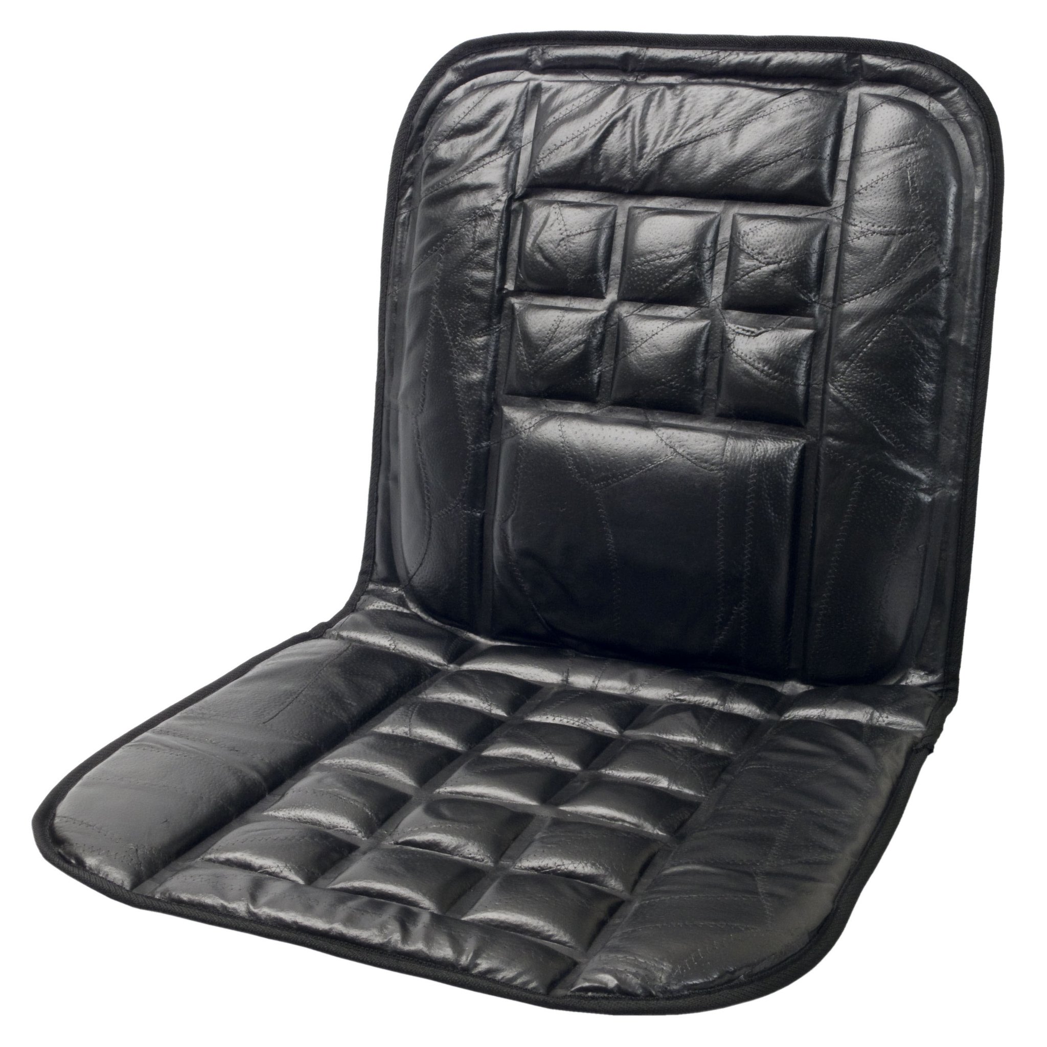 Cojín de Soporte Lumbar de Cuero Wagan 9615 color Negro