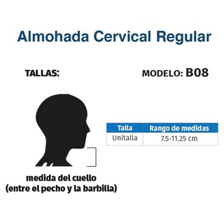 Foto 5 | Almohada Cervical Regular Postura Espuma Flexible Tynor B08
