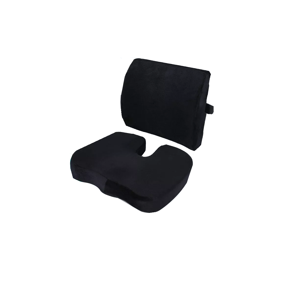 Foto 2 pulgar | Cojín de Asiento y Almohada de Soporte Lumbar Coche Oficina  Eo Safe Imports Esi-9517 Negro