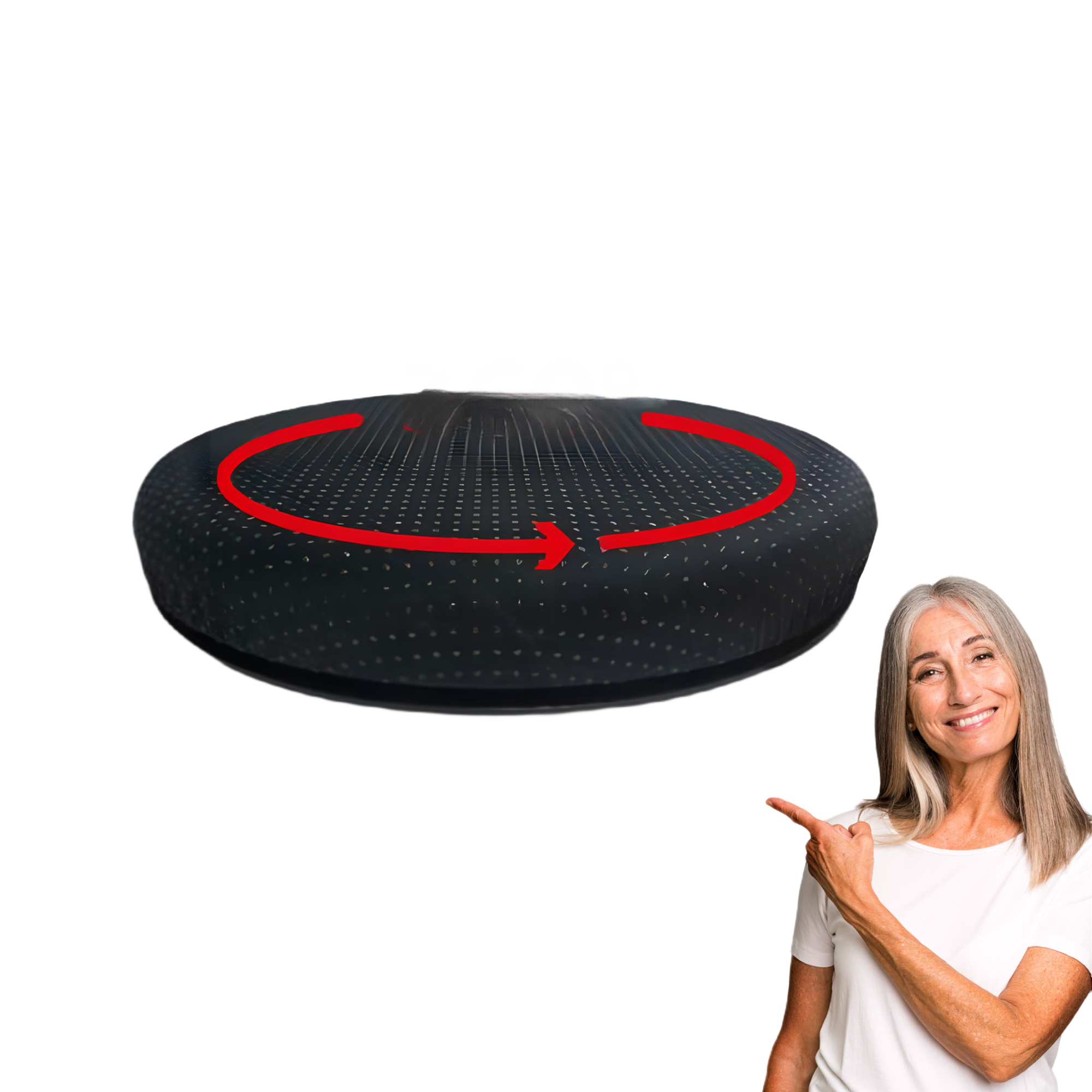 Foto 7 | Cojín Giratorio 360° De Memory Foam: Comodidad Y Movilidad Para Adulto Mayor
