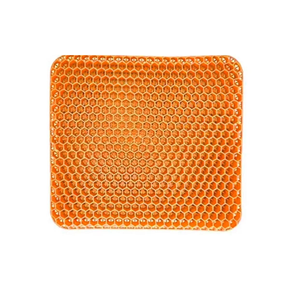 Cojín Flexible Ortopédico Gel Transpirable Coxis Hemorroides Naranja