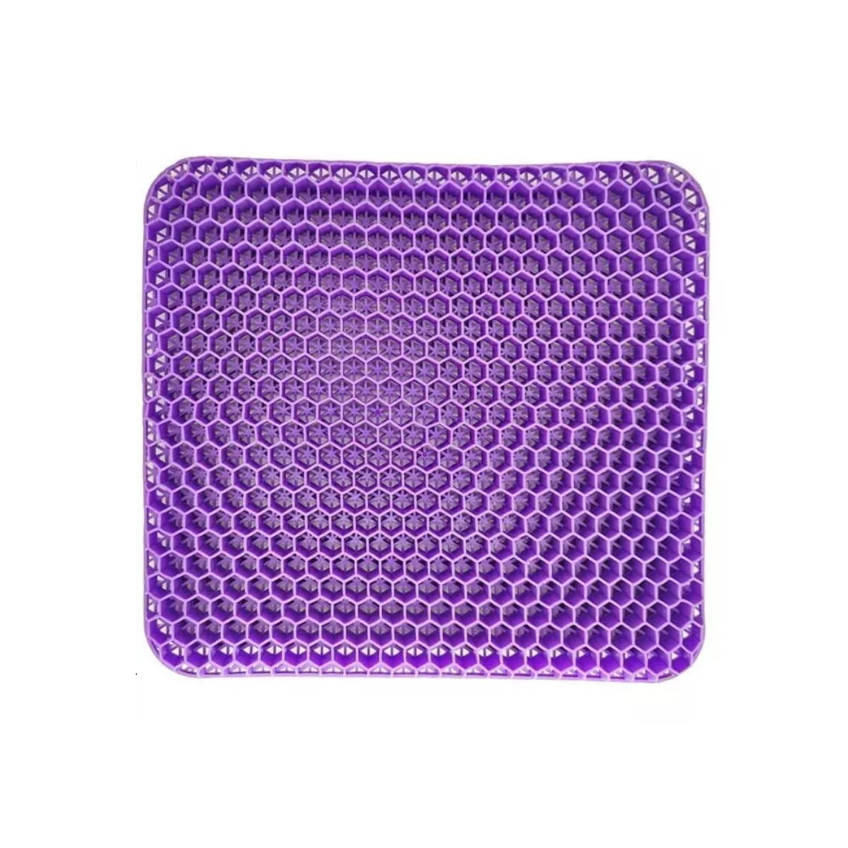 Cojín Flexible Ortopédico Gel Transpirable Coxis Hemorroides Morado