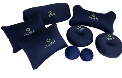 Foto 1 | Kit De 8 Cojines De Microperlas | Antibacterial, Fresco, Brinda Alivio Y Confort, Incluye Funda De Transporte
