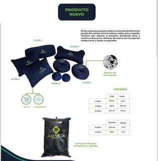 Foto 2 | Kit De 8 Cojines De Microperlas | Antibacterial, Fresco, Brinda Alivio Y Confort, Incluye Funda De Transporte