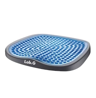 Foto 1 | Cojin De Gel Asiento Decorativo Sillas Auto Oficina Hogar Gris Con Azul