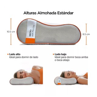 Foto 3 | Almohada Ortopédica Memory Foam Gel Belug Blanco