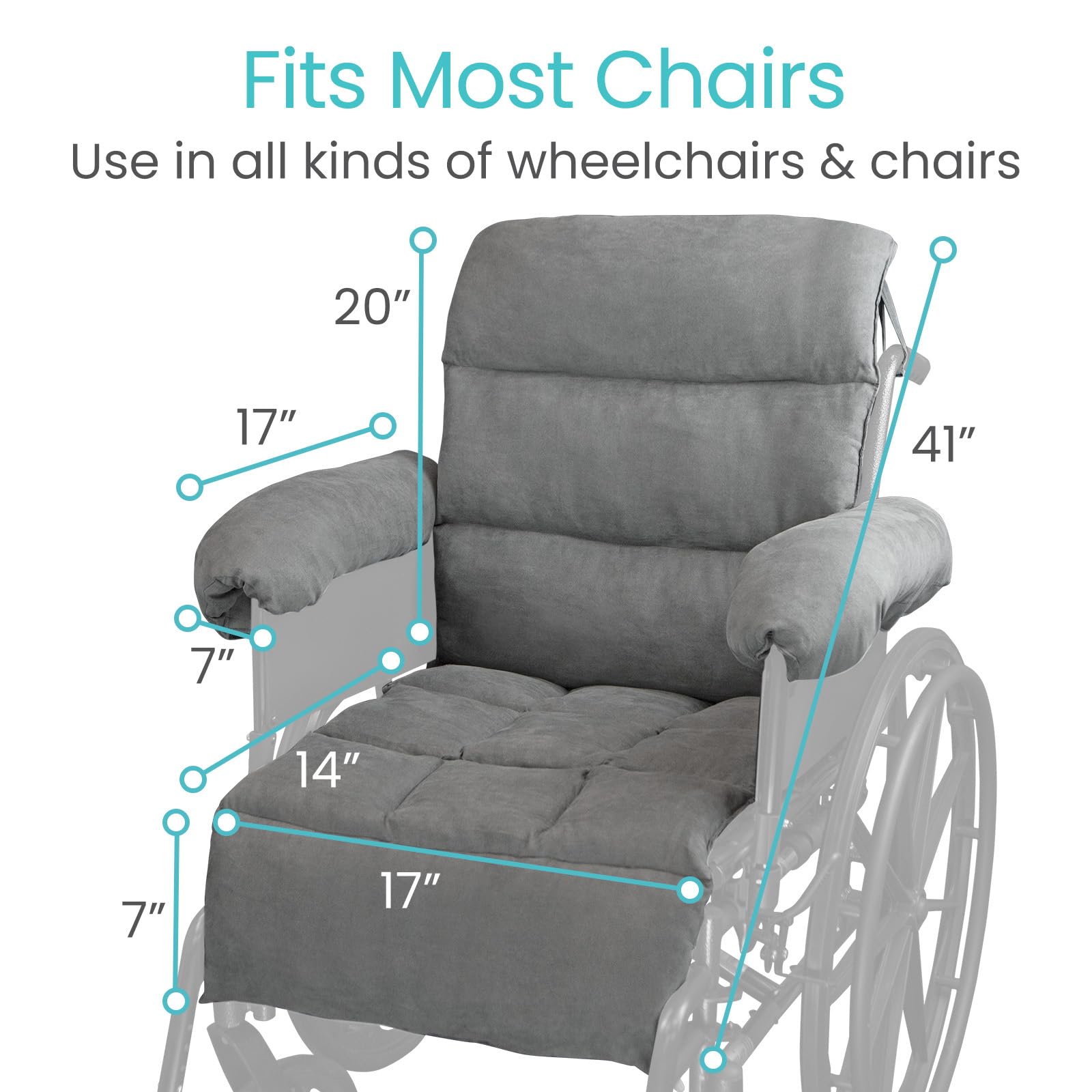 Foto 3 | Cojín Para Silla De Ruedas Que Alivia Cómodamente El Dolor De Espalda - Venta Internacional.