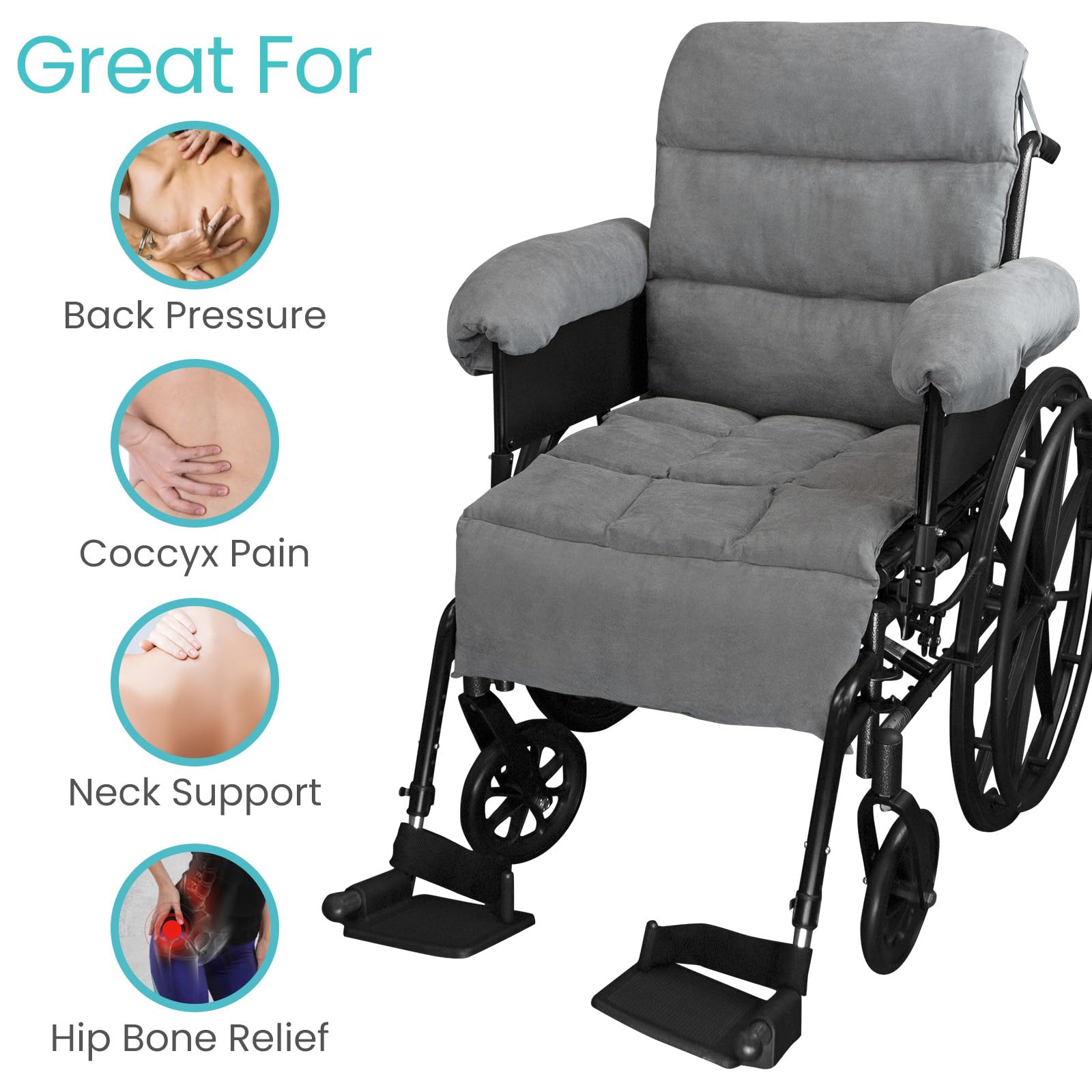 Foto 6 pulgar | Cojín Para Silla De Ruedas Que Alivia Cómodamente El Dolor De Espalda - Venta Internacional.