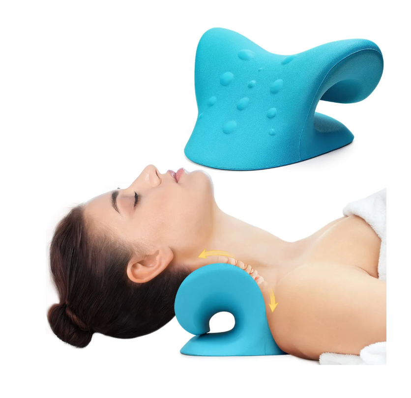 Foto 3 pulgar | Almohada Quiropráctica Para Estiramiento Cuello Y Hombros