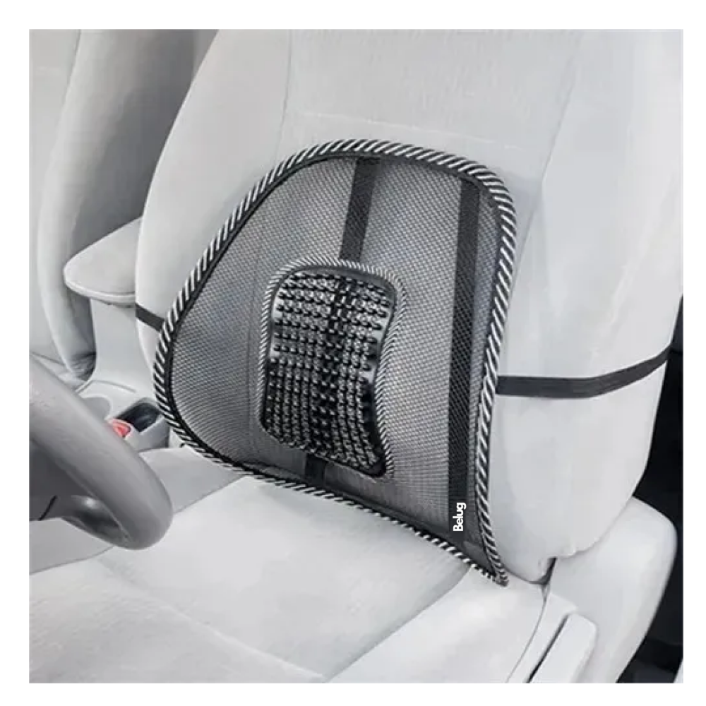 Foto 4 pulgar | Respaldo Asiento Lumbar Soporte Espalda Ciática Postura Belug,  Negro