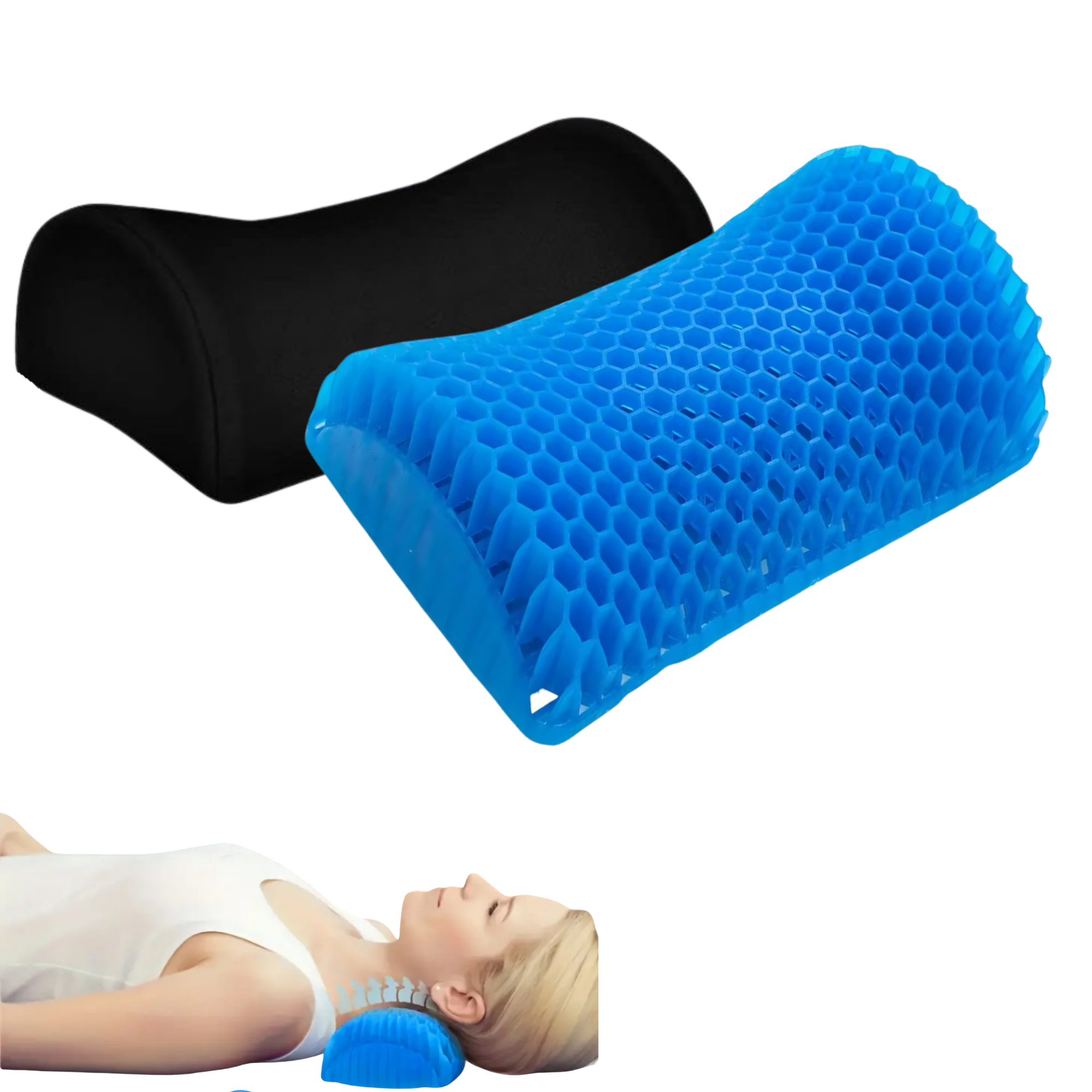 Foto 1 | Cojín Para Cuello De Gel Con Funda | Ergonómico, Flexible Y Lavable