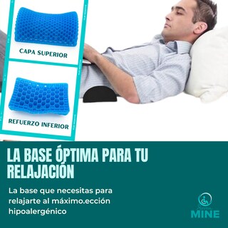 Foto 3 | Cojín Para Cuello De Gel Con Funda | Ergonómico, Flexible Y Lavable