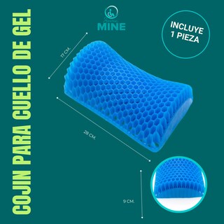 Foto 5 | Cojín Para Cuello De Gel Con Funda | Ergonómico, Flexible Y Lavable
