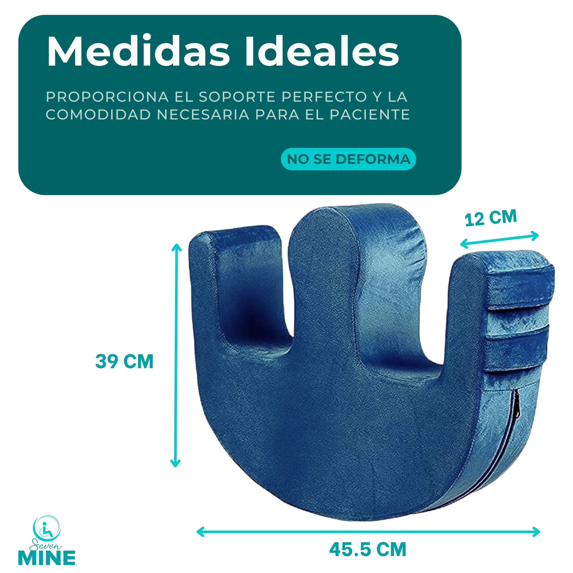 Foto 5 pulgar | Cojín Rotatorio En W Para Pacientes Con Poca Movilidad