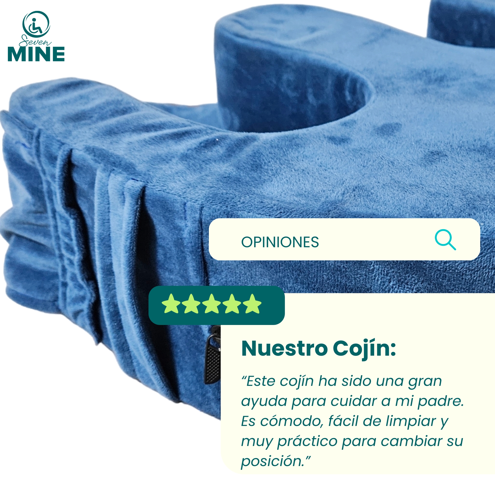 Foto 8 | Cojín Rotatorio En W Para Pacientes Con Poca Movilidad