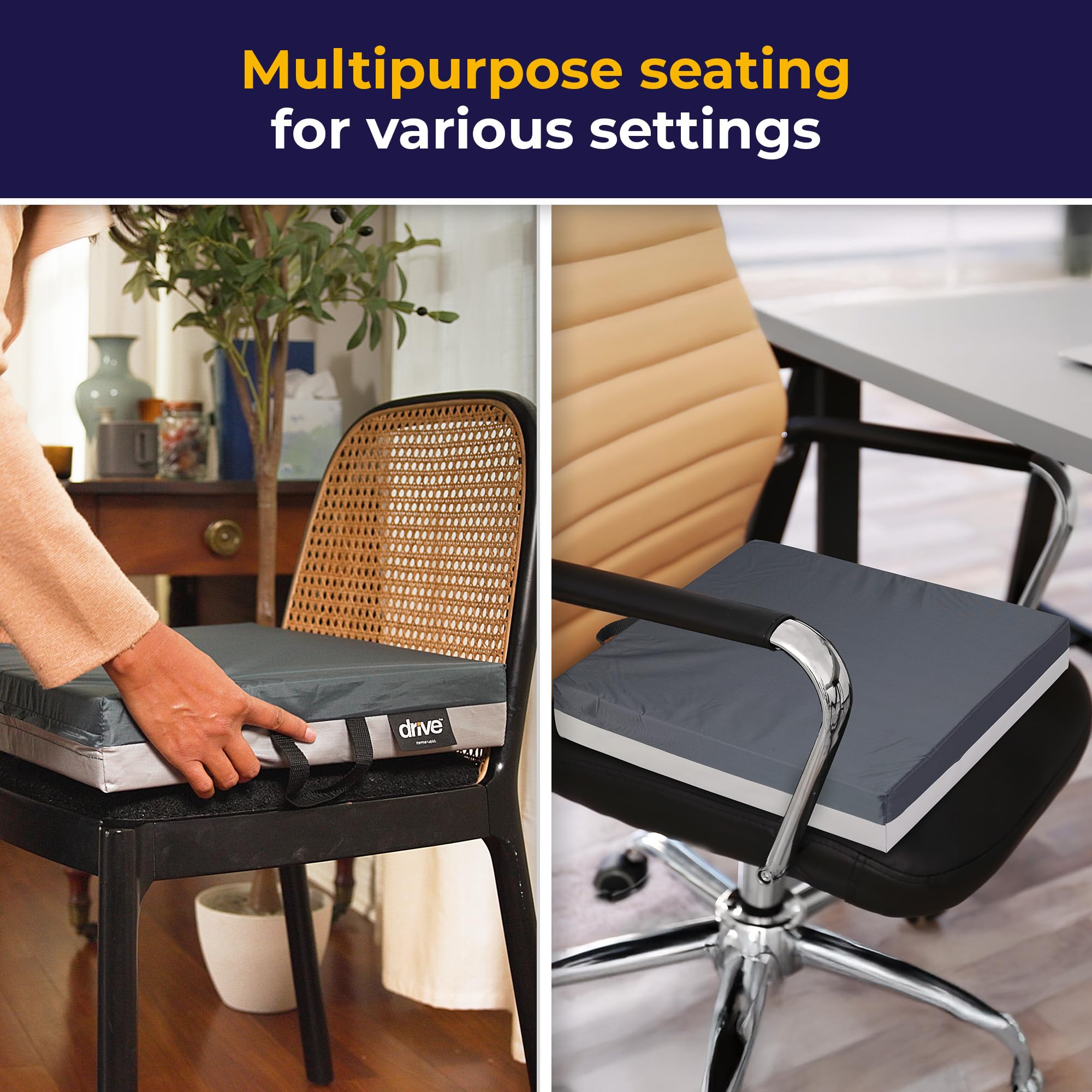 Foto 8 pulgar | Asiento Para Silla De Ruedas Cushion Drive Medical 14886 Skin Gel E - Venta Internacional.