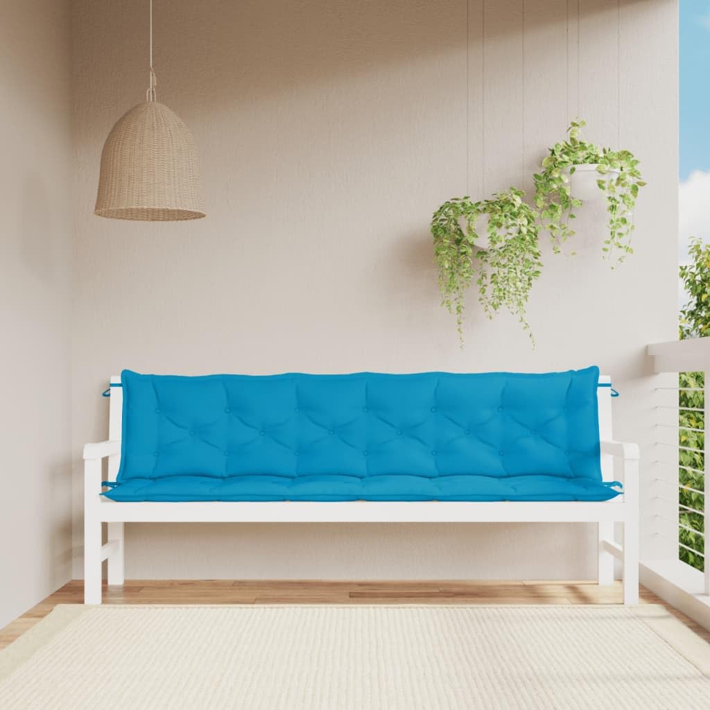 Foto 2 | Cojín De Banco Vidaxl Swing De Repuesto, Color Azul Claro - Venta Internacional.