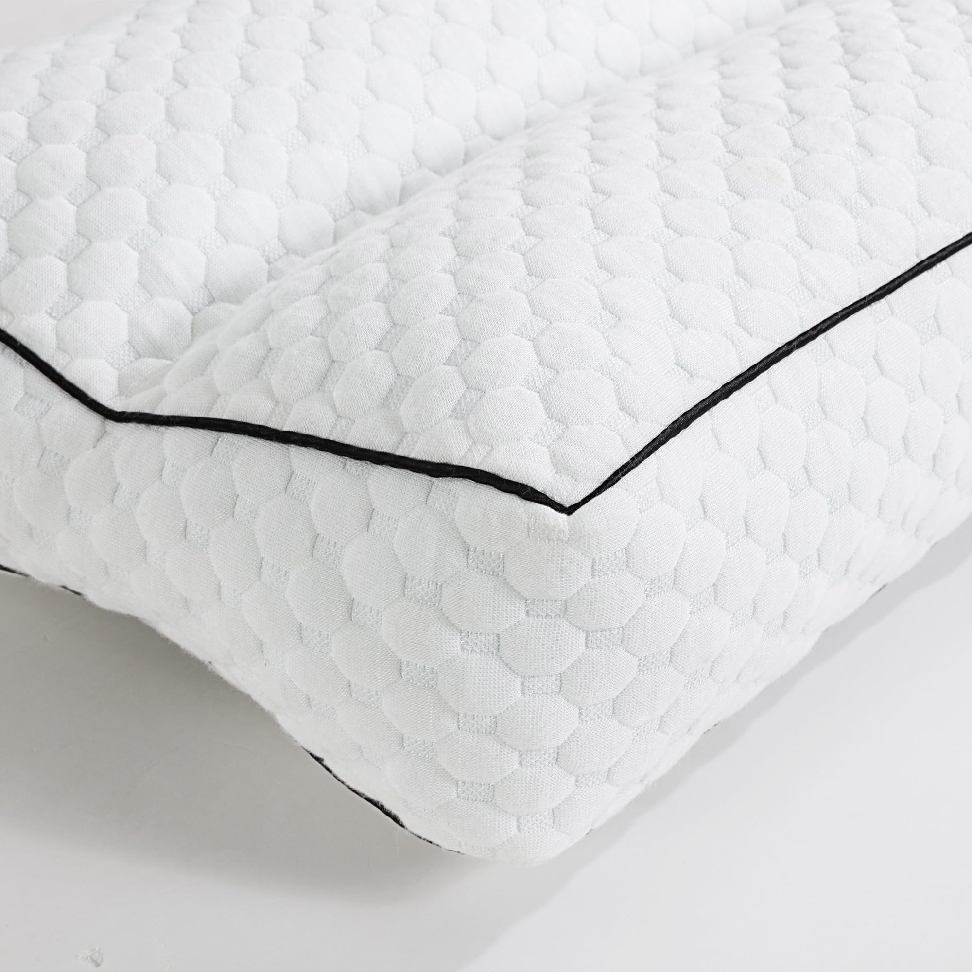 Foto 6 | Almohada Viscoelástica Hombys Para Personas Que Duermen De Lado, Color Blanco - Venta Internacional.