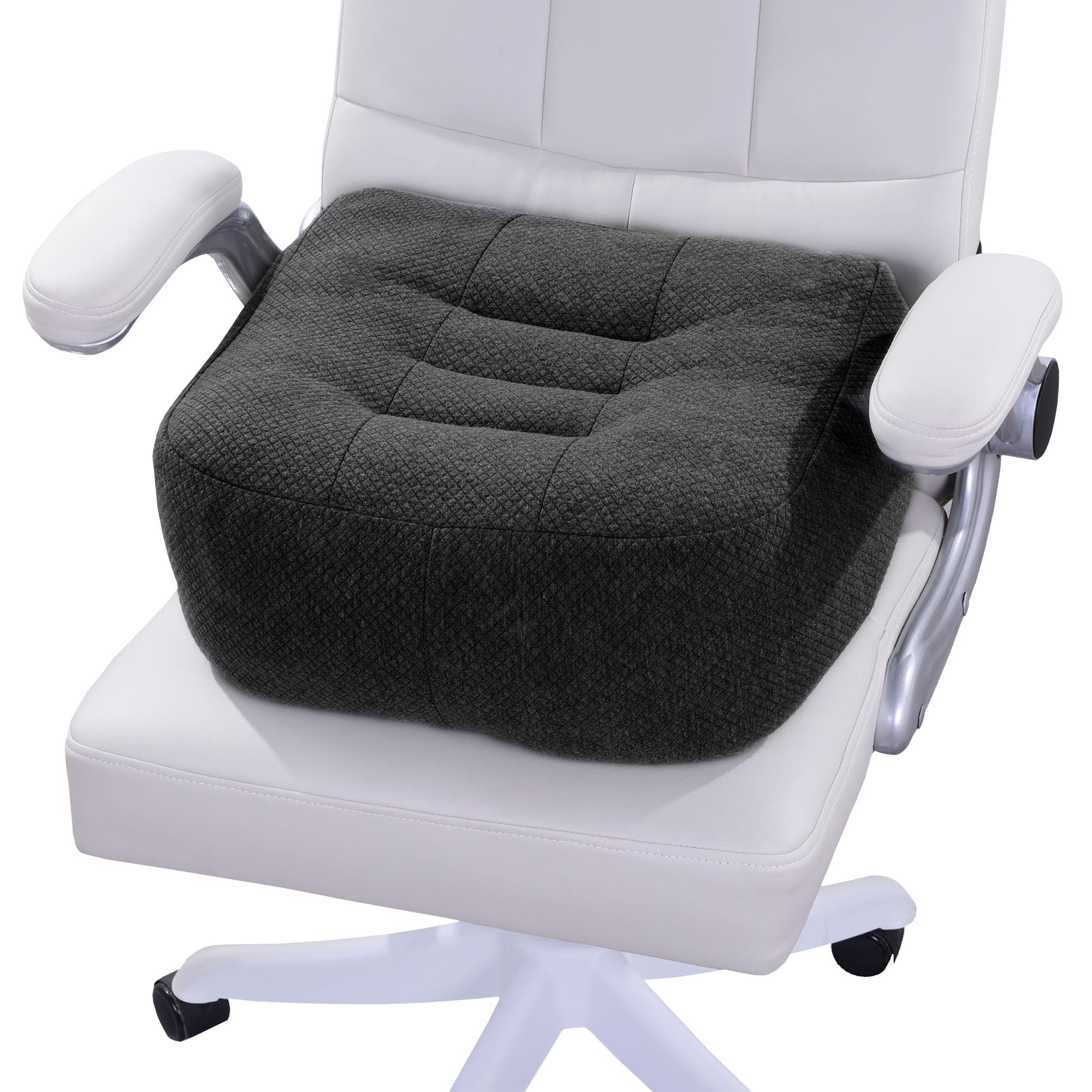 Foto 1 | Cojín De Asiento Hombys Extra Grueso Para Oficina Y Coche, Color Negro - Venta Internacional.