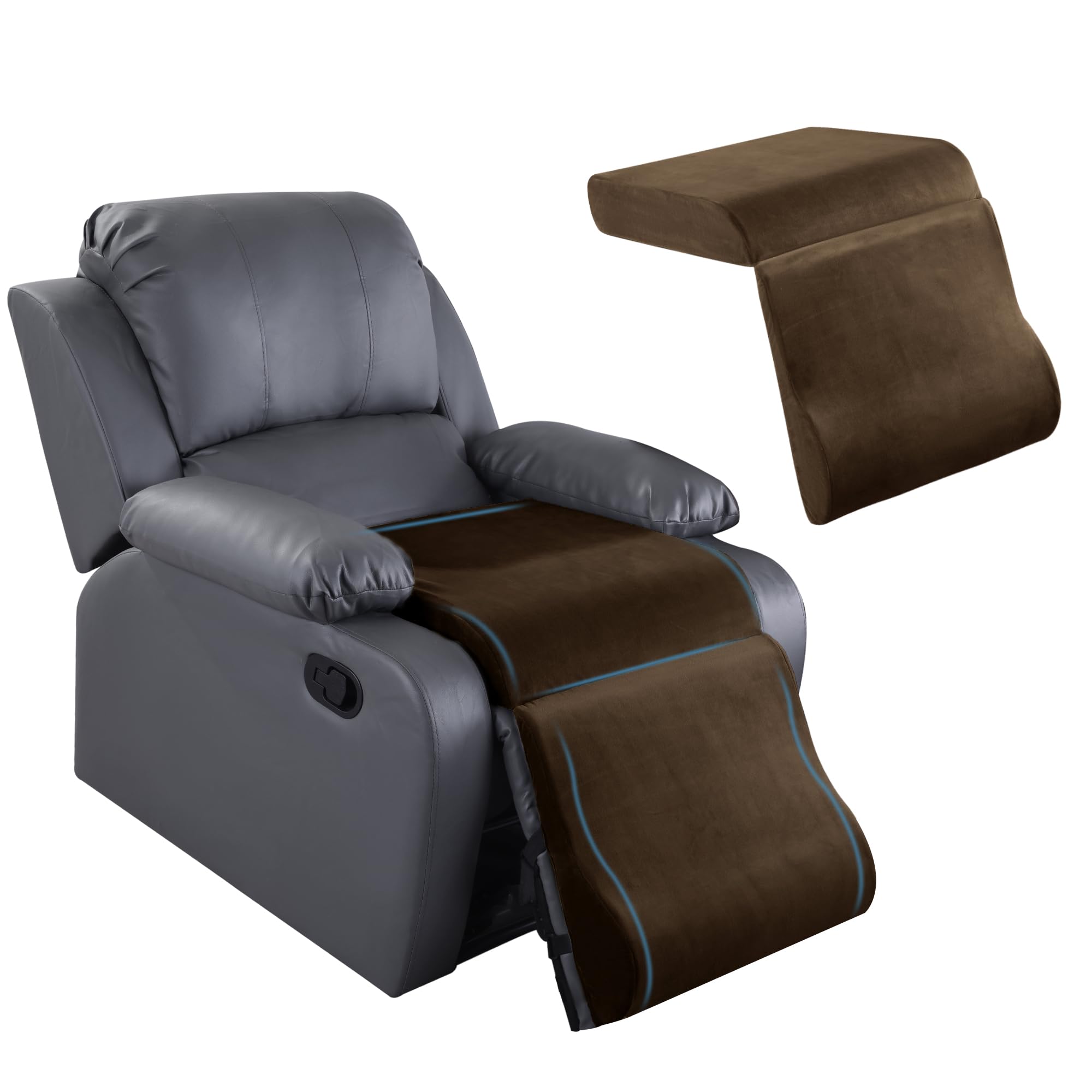 Foto 2 pulgar | Cojín Reclinable De Espuma Viscoelástica Con Almohada Para Piernas Hombys - Venta Internacional.