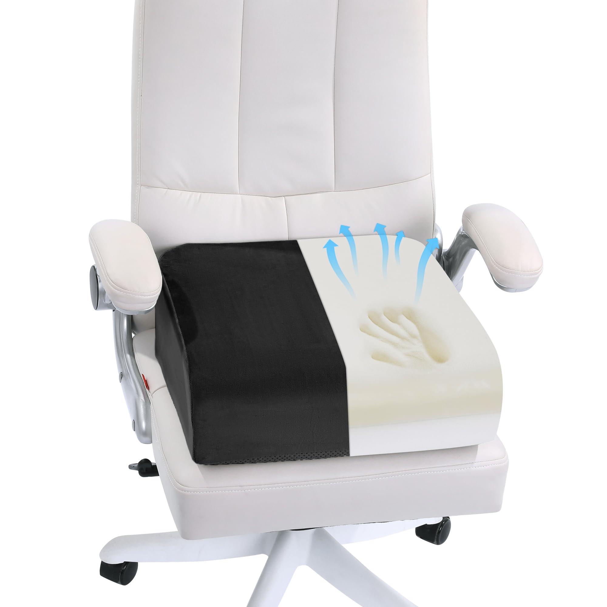 Foto 1 | Cojines De Asiento Hombys De Espuma Viscoelástica Extra Gruesa Para Coche U Oficina - Venta Internacional.
