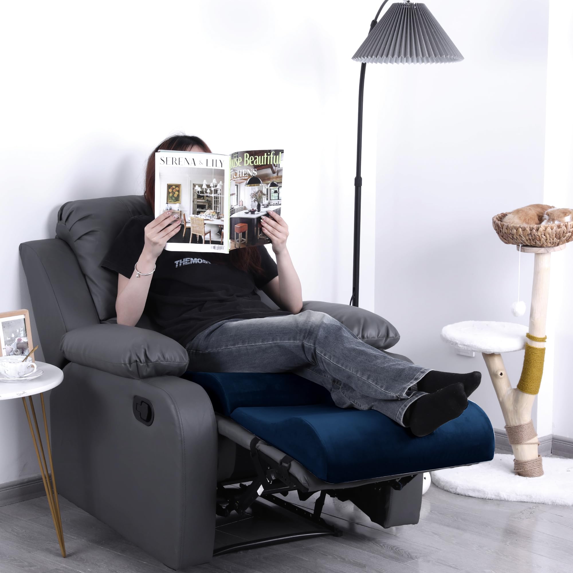 Foto 2 | Cojín Reclinable Y Almohada Para Piernas Hombys, Espuma Viscoelástica Para Personas Mayores - Venta Internacional.