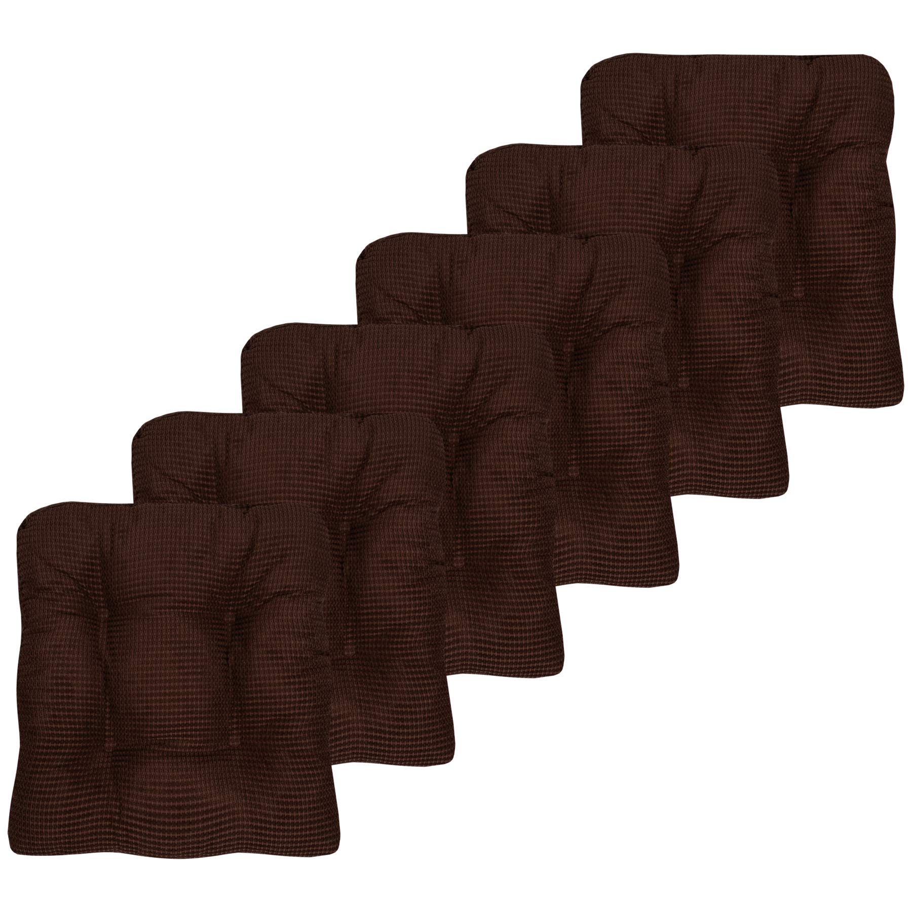 Foto 1 | Cojín Para Silla Sweet Home Collection, Espuma Viscoelástica Triturada, Paquete De 6 - Venta Internacional.