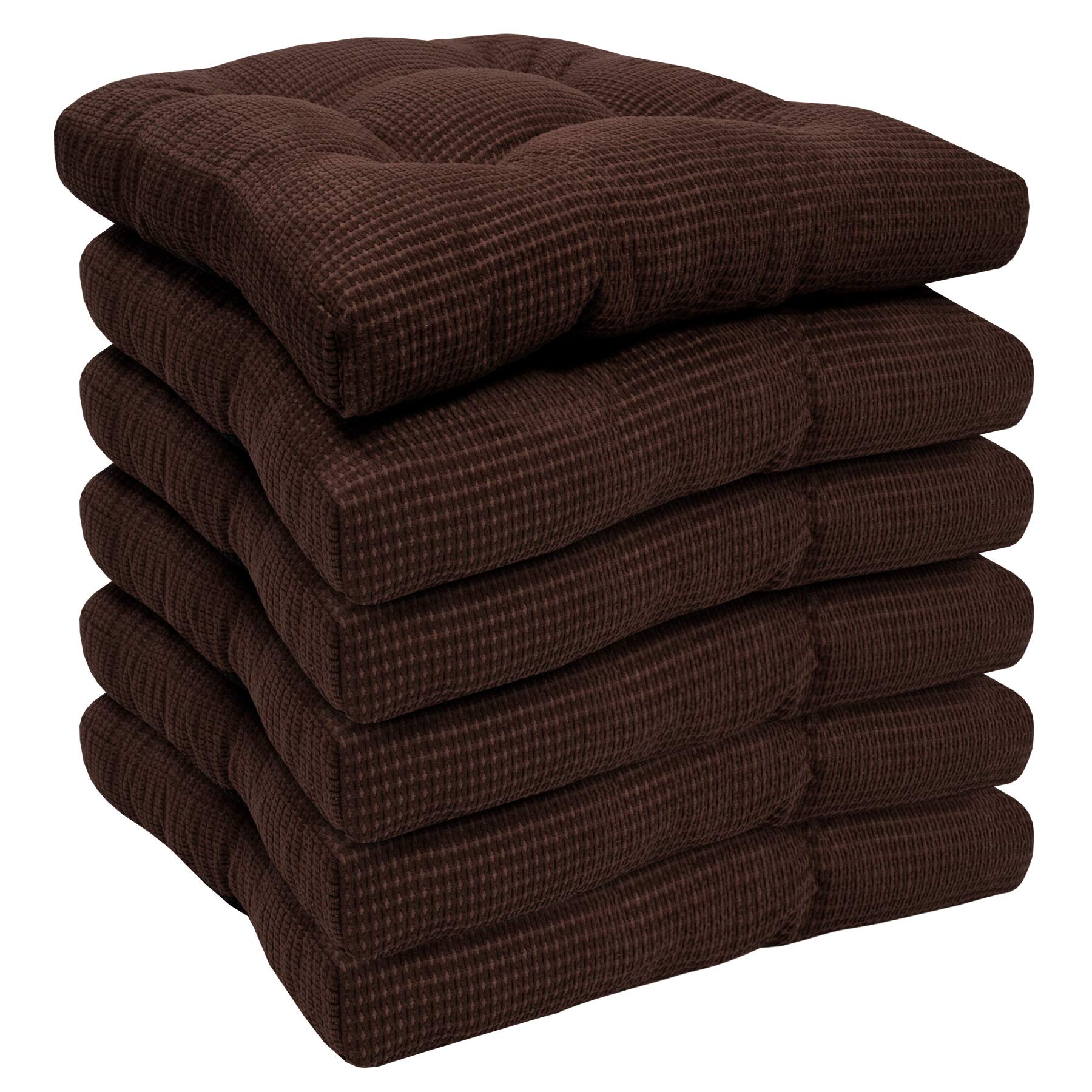 Foto 2 | Cojín Para Silla Sweet Home Collection, Espuma Viscoelástica Triturada, Paquete De 6 - Venta Internacional.