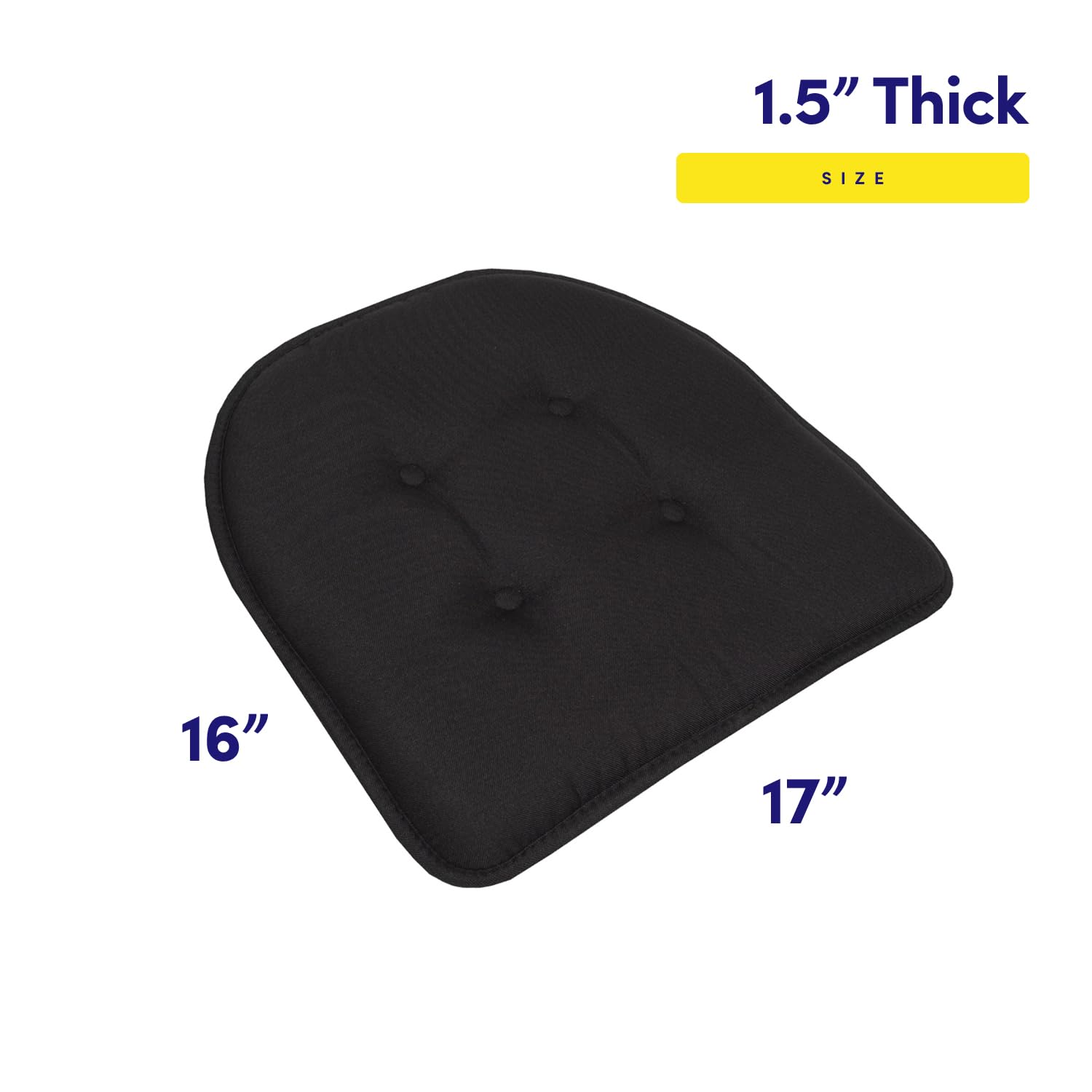 Foto 3 pulgar | Cojín Para Silla Sweet Home Collection, Espuma Viscoelástica En Forma De U - Venta Internacional.