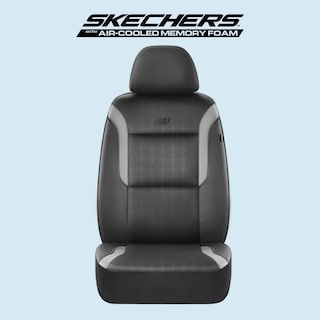 Foto 3 | Fundas Para Asientos De Coche Skechers Memory Foam Air Cool Mesh Grey - Venta Internacional.