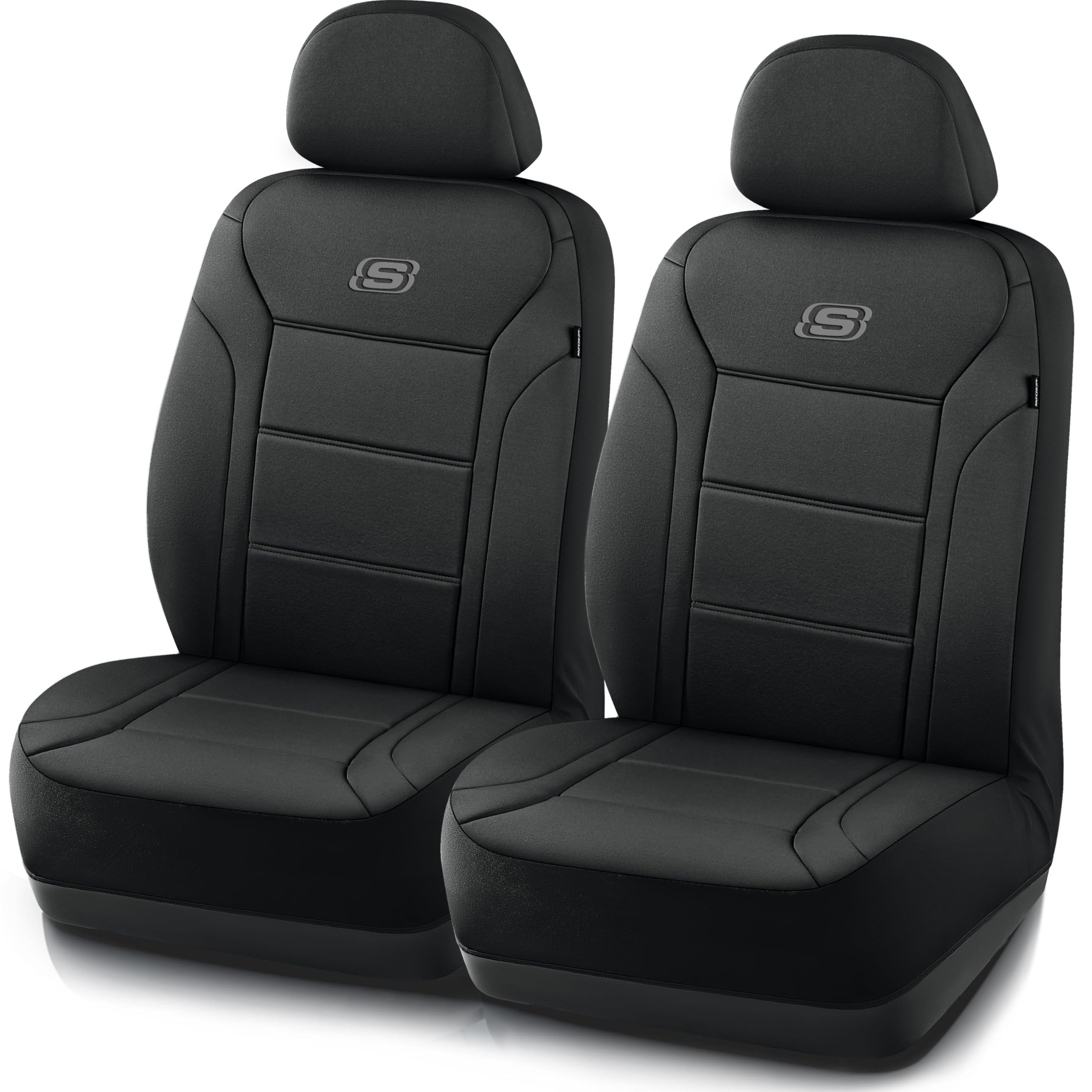 Foto 2 pulgar | Fundas De Asiento De Coche Skechers De Espuma Viscoelástica Negra Para La Mayoría De Los Coches - Venta Internacional.