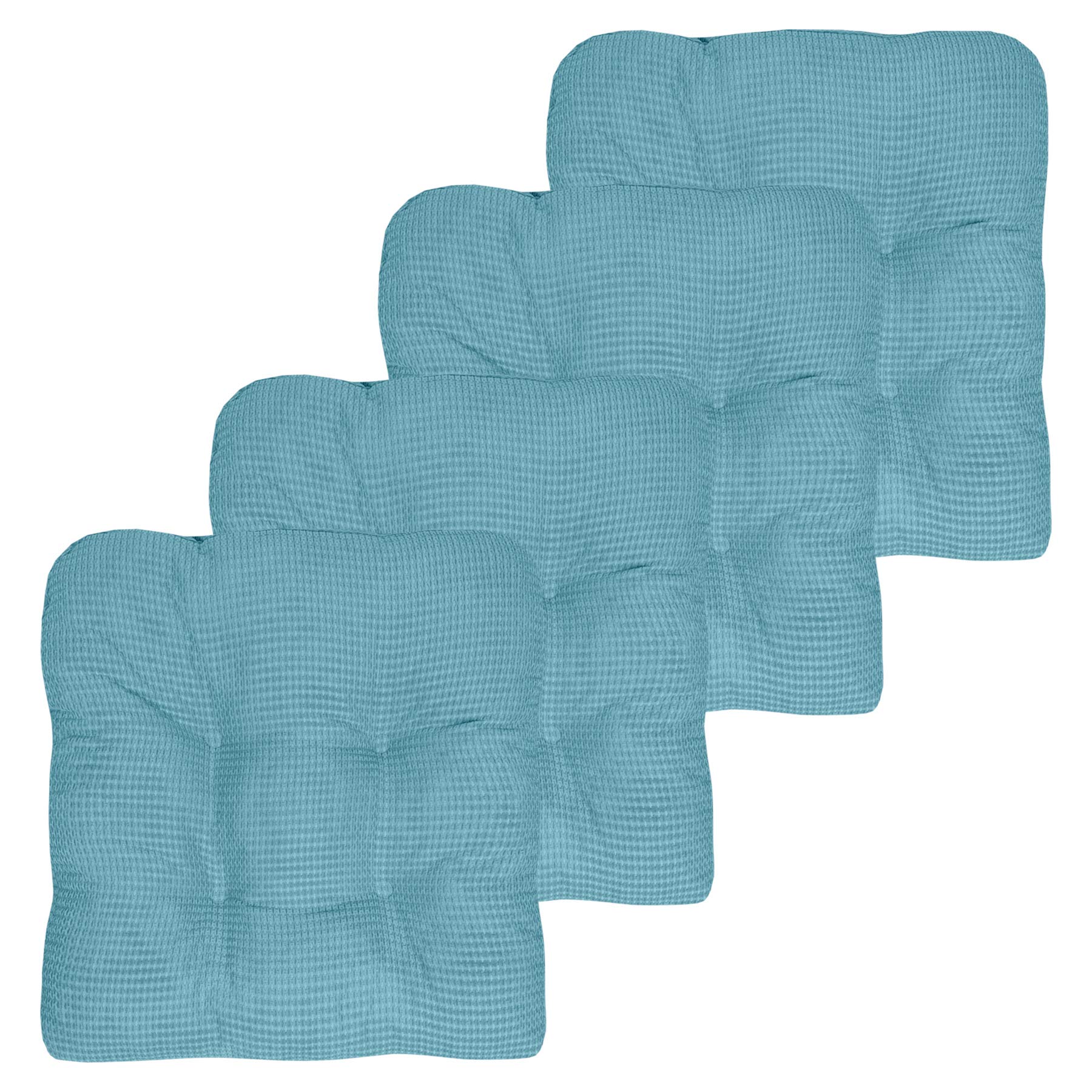 Foto 2 pulgar | Cojín Para Silla Sweet Home Collection, Espuma Viscoelástica Triturada, Color Verde Azulado - Venta Internacional.