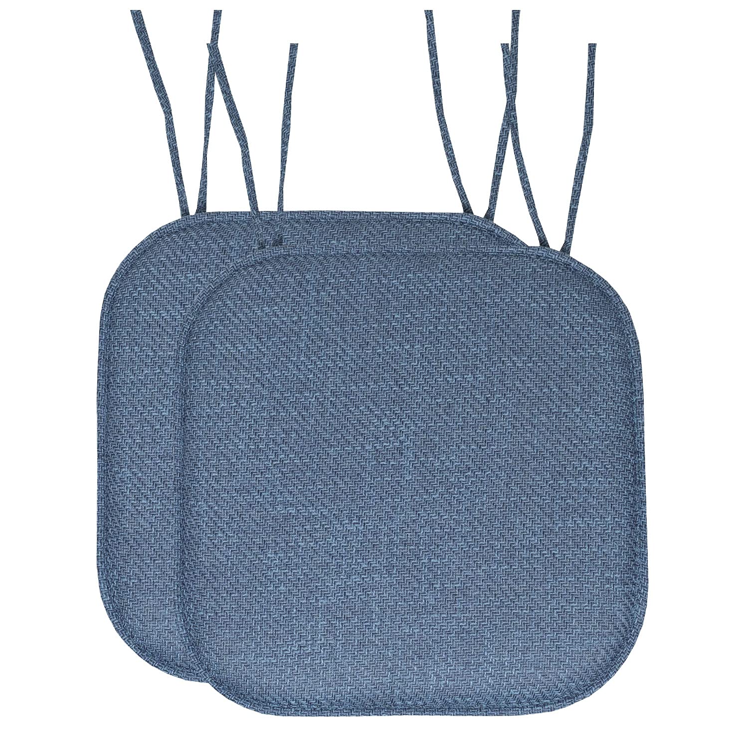 Foto 2 pulgar | Cojín Para Silla Sweet Home Collection  Espuma Viscoelástica  40 X 40 Cm  Color Azul - Venta Internacional.