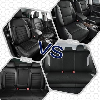 Foto 7 | Fundas Para Asientos De Coche Skechers Memory Foam Air Cool Mesh Color Gris - Venta Internacional.
