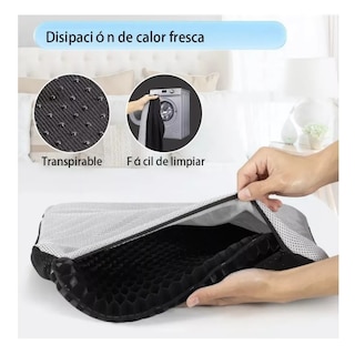Foto 4 | Cojines Para Sillas De Gel Belug Negro