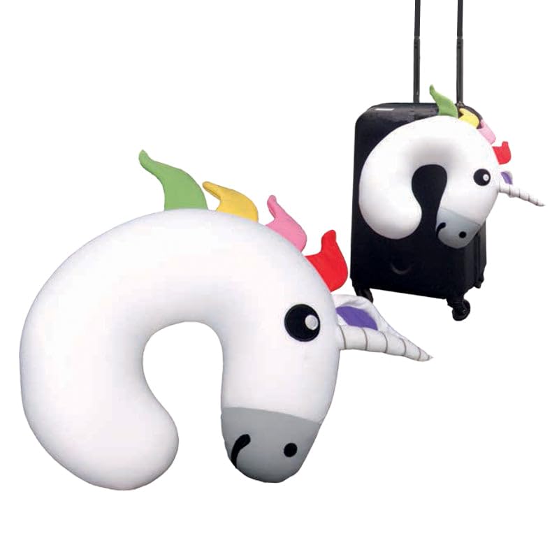 Foto 3 pulgar | Almohada Gamago Unicorn Airplane Travel Para Niños Y Adultos  Color Blanco - Venta Internacional.