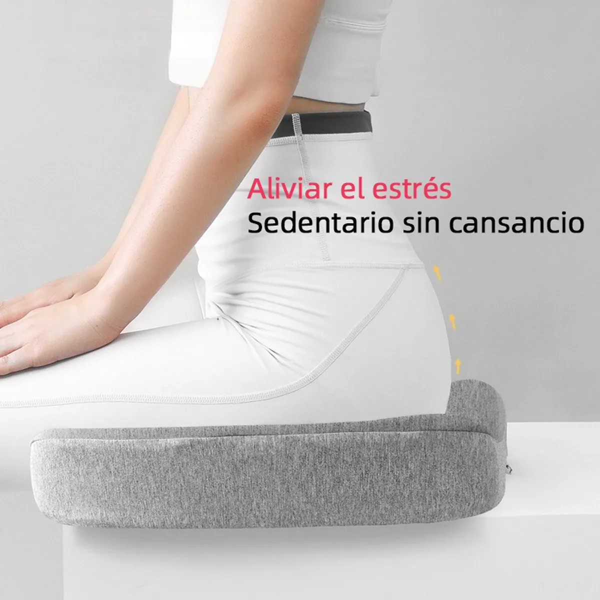 Foto 2 | Cojin De Gel Asiento  Belug Ergonomico Gris