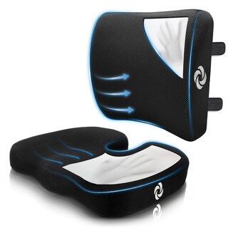 Foto 1 | Juego De Cojines Samsonite De Espuma Viscoelástica Para Asiento Y Soporte Lumbar - Venta Internacional.