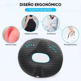 Foto 4 | Ortopédica Dona Belug Para Hemorroides Y Coxis Grande Negro