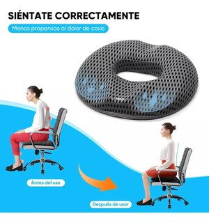 Foto 3 | Ortopédica Dona Lab.g Para Hemorroides Y Coxis Grande Negro