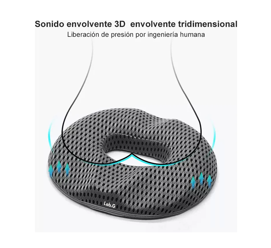 Foto 2 | Dona Ortopédica Para Hemorroides Coxis Y Almoadas Maternidad Gris