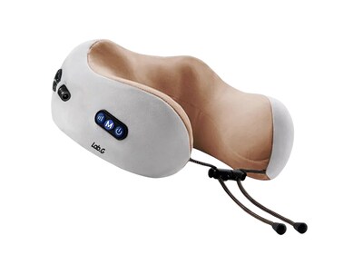 Foto 1 | Almohada De Masaje En Forma De U Masajeador Cervical Marrón Claro