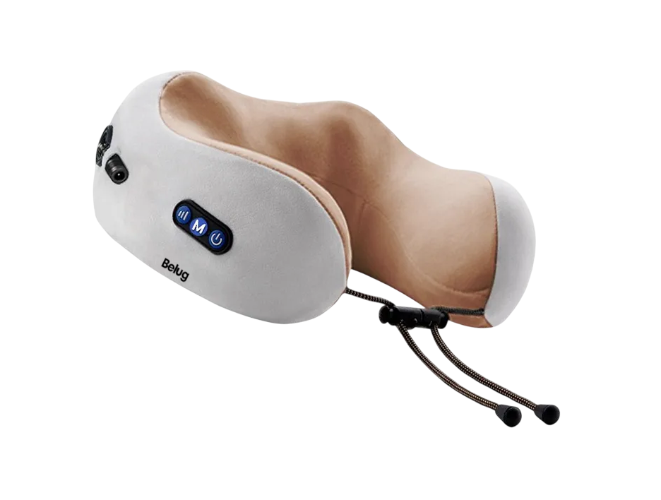 Foto 2 pulgar | Almohada De Masaje En Forma De U Masajeador Cervical Marrón Claro