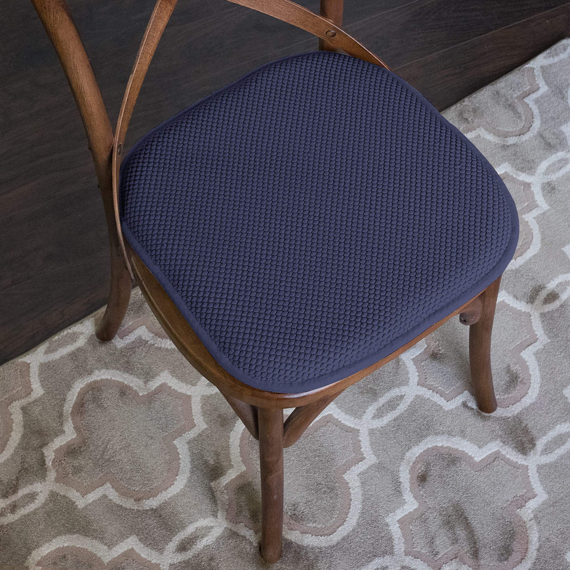 Foto 5 | Cojín Para Silla Sweet Home Collection  Espuma Viscoelástica  40 X 40 Cm  Paquete De 2 - Venta Internacional.