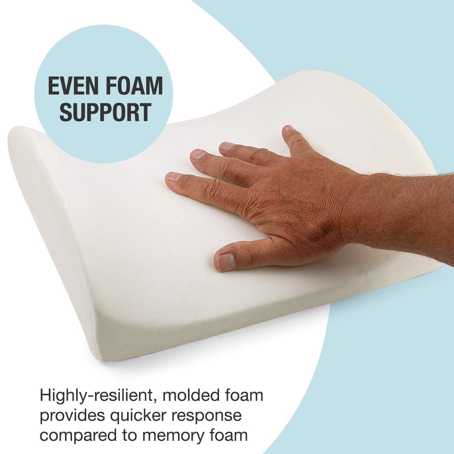 Foto 3 | Almohada De Soporte Lumbar Dmi Elite Para Silla Con Funda Extraíble - Venta Internacional.