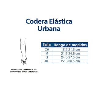 Foto 4 | Codera Urbana Ajustable Compresión Codo Pads Tynor E48